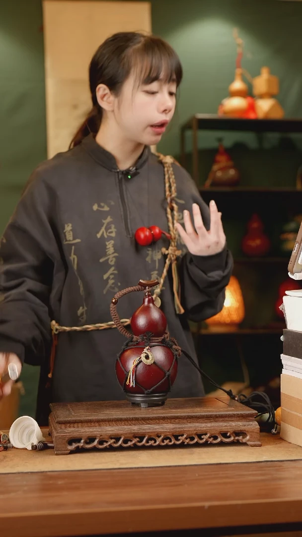 81号精品天然大漆酒葫芦一物一拍~