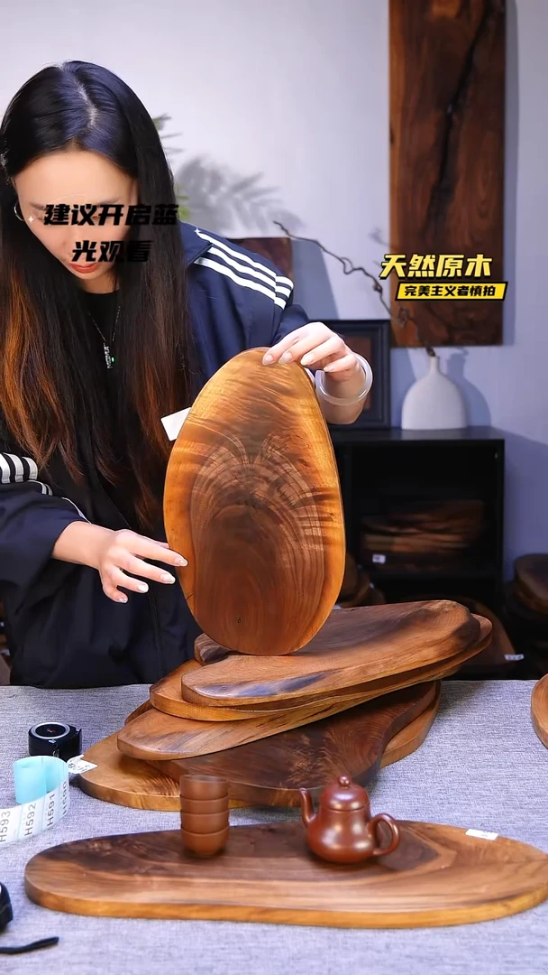 木晴*北美黑胡桃原木.干裂疤结不属于商品质量问题完美主义者慎拍