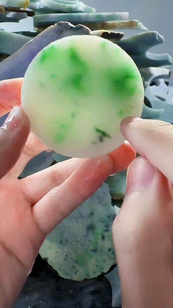 裸石翡翠缅甸翡翠A货文2212