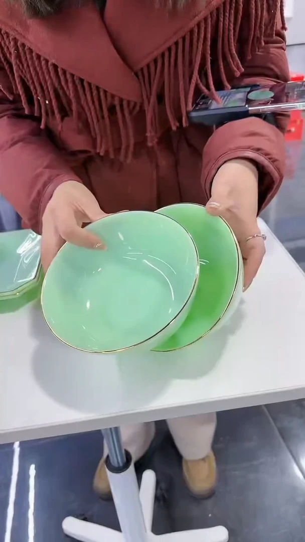 【闪购商品】瓷片6.5英寸面碗2个景德镇陶瓷