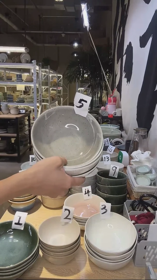 瓷60高温釉下彩陶瓷餐具默认微瑕