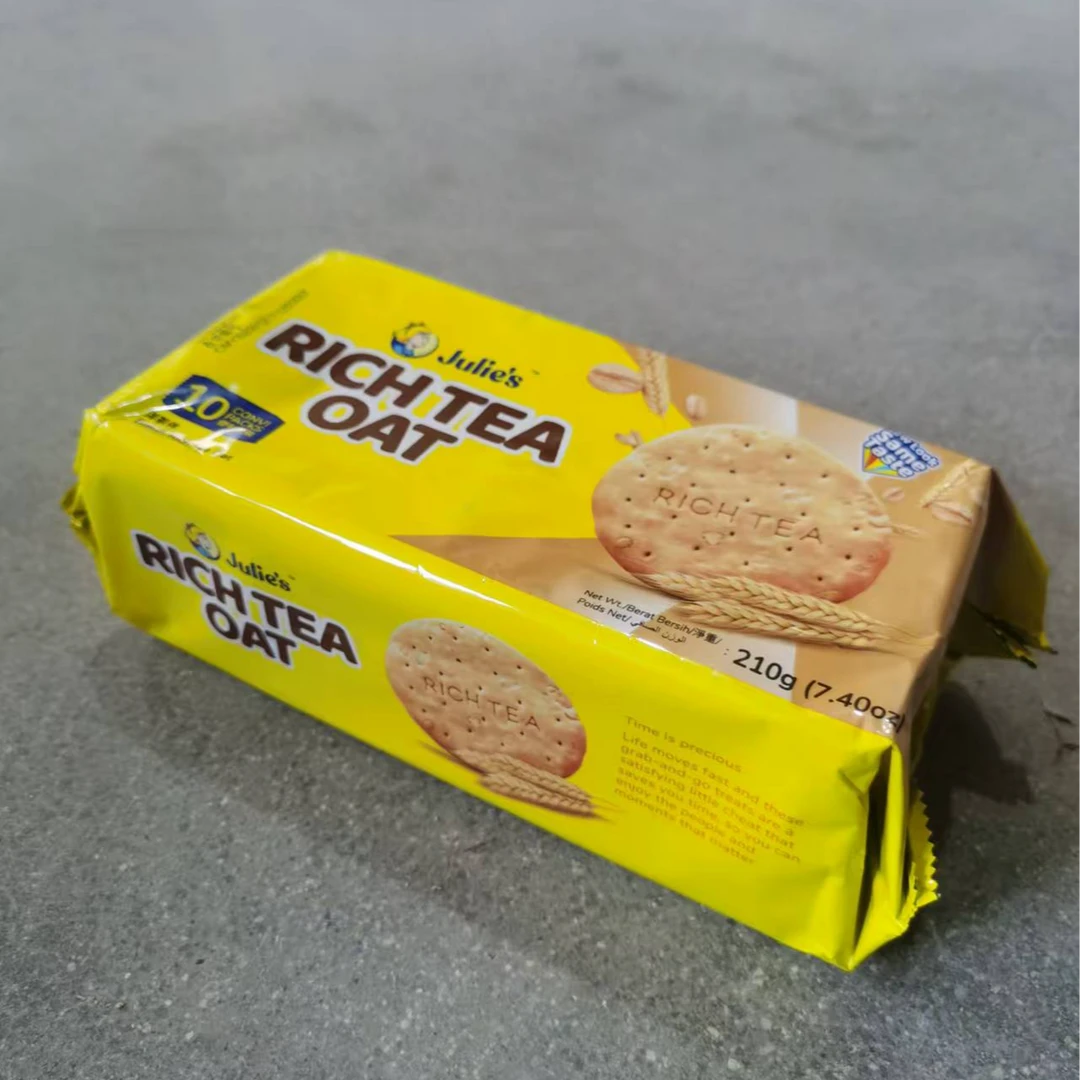 【粉丝专属】马来西亚进口茱蒂丝牛奶味燕麦饼干210克