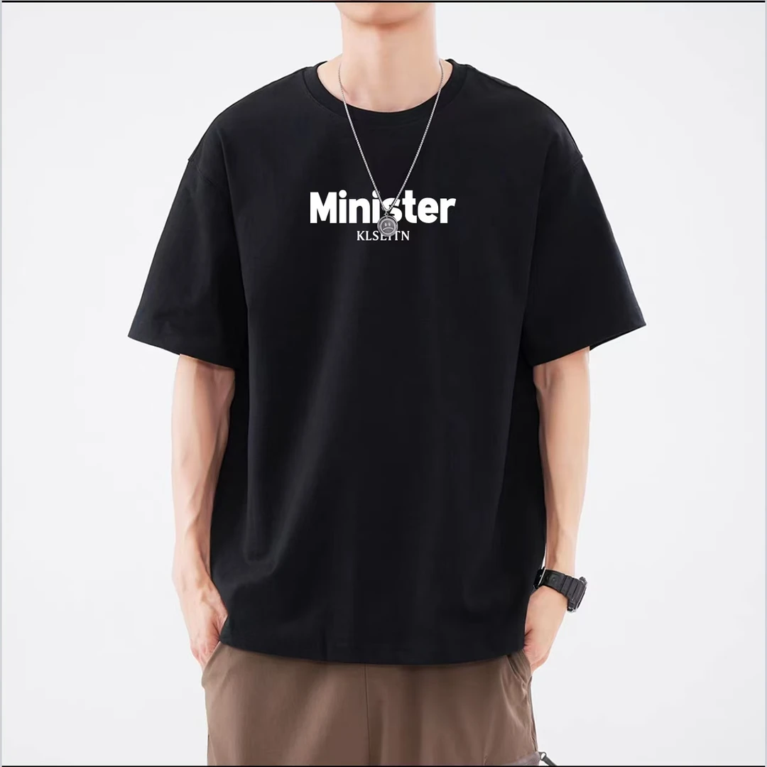 2025夏季新款T恤短袖 纯棉上衣宽松潮流圆领休闲