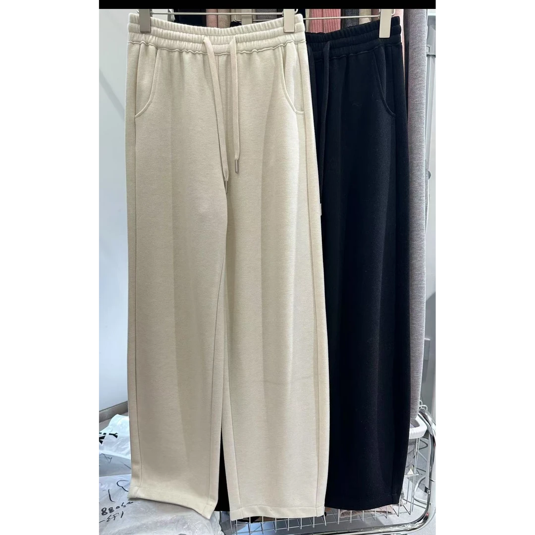 抽身显瘦休闲面料裤