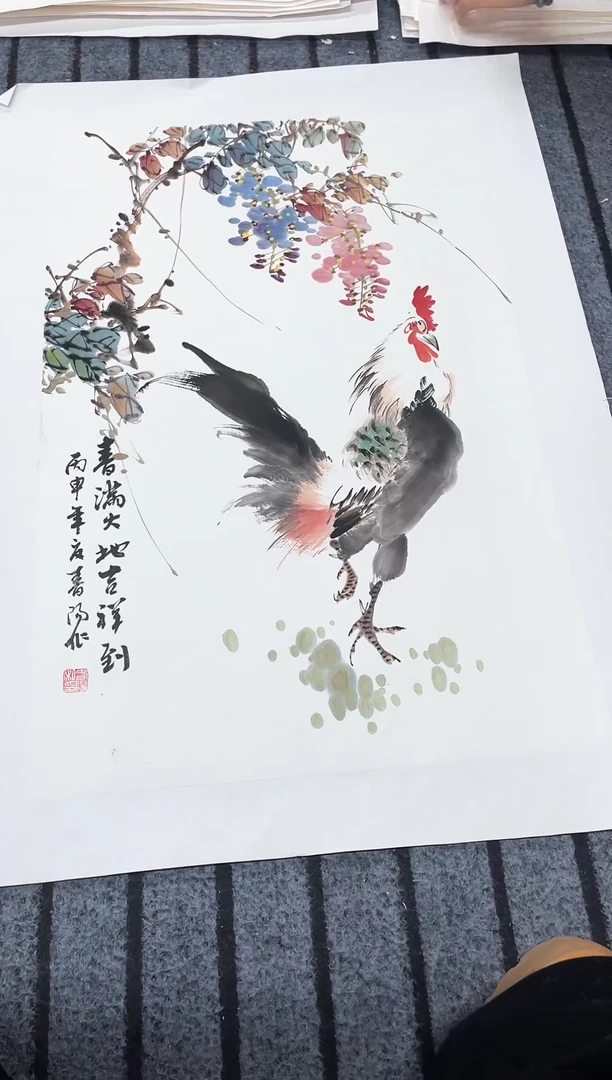 精品国画花鸟作品