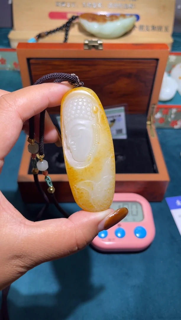 未镶嵌和田玉挂件葱**菜1