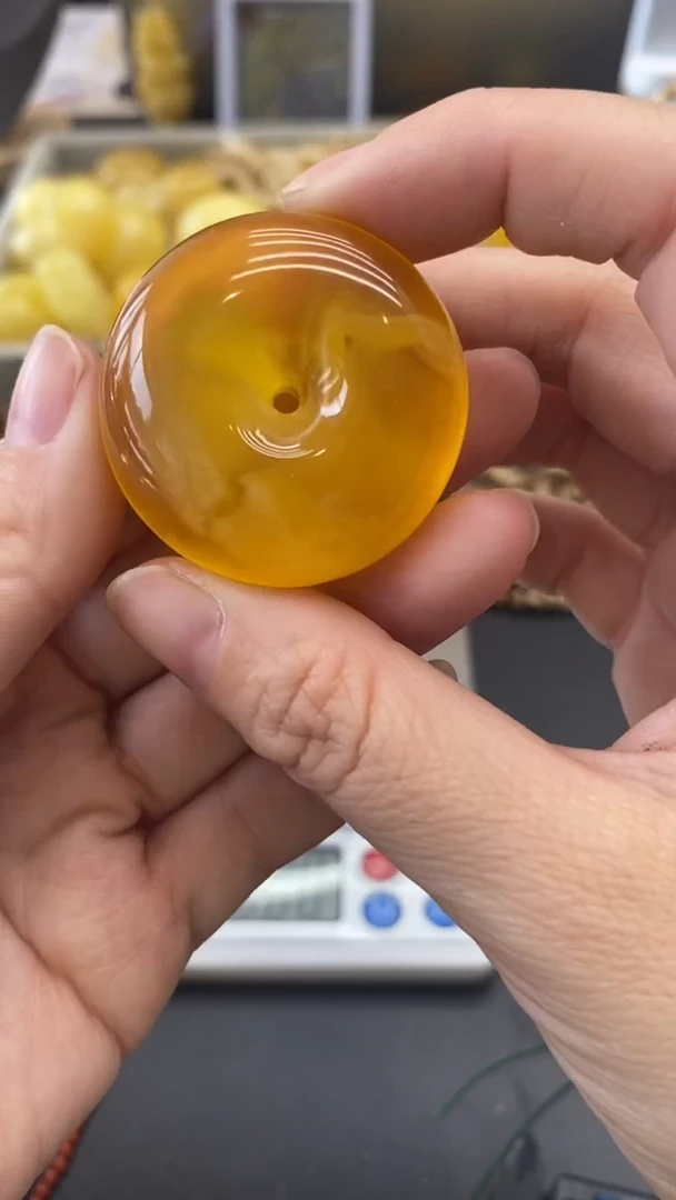 琥珀未镶嵌珠宝奇石734