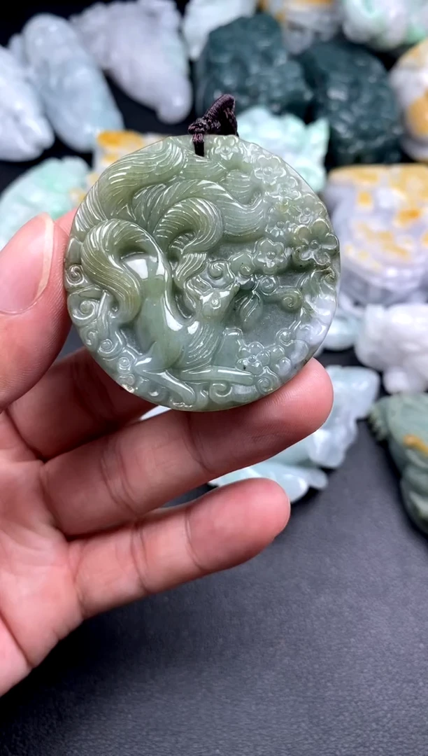 吊坠(不含链)未镶嵌翡翠1