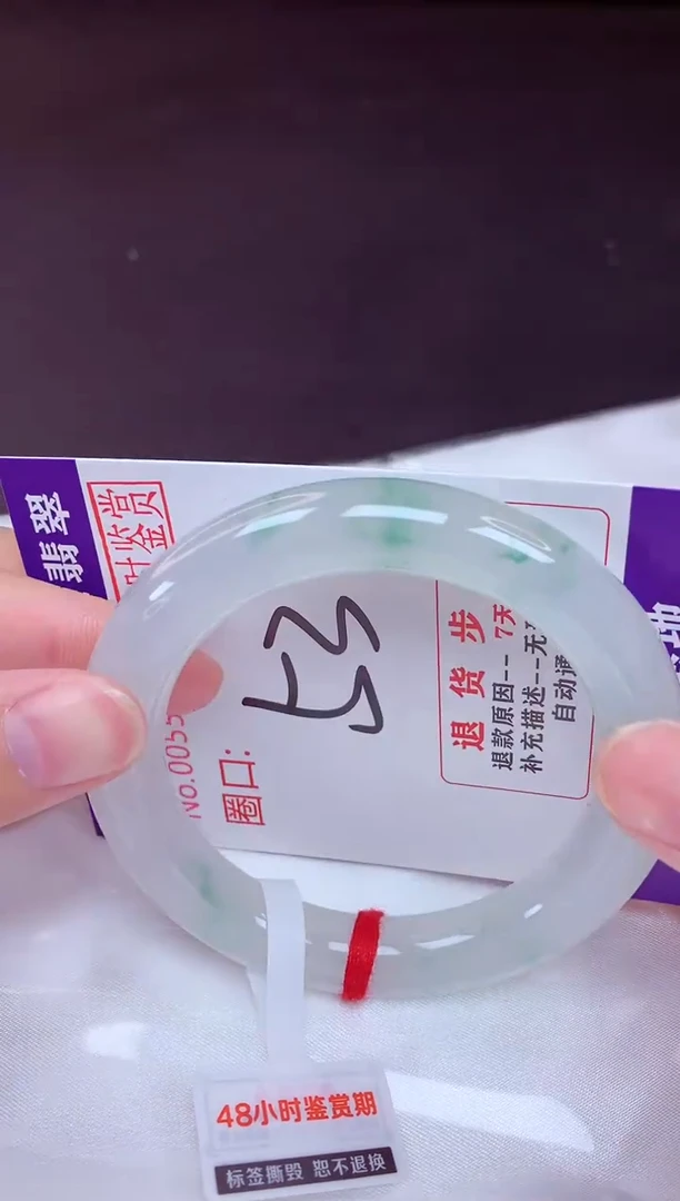 未镶嵌手镯翡翠53（48小时鉴赏期 ）