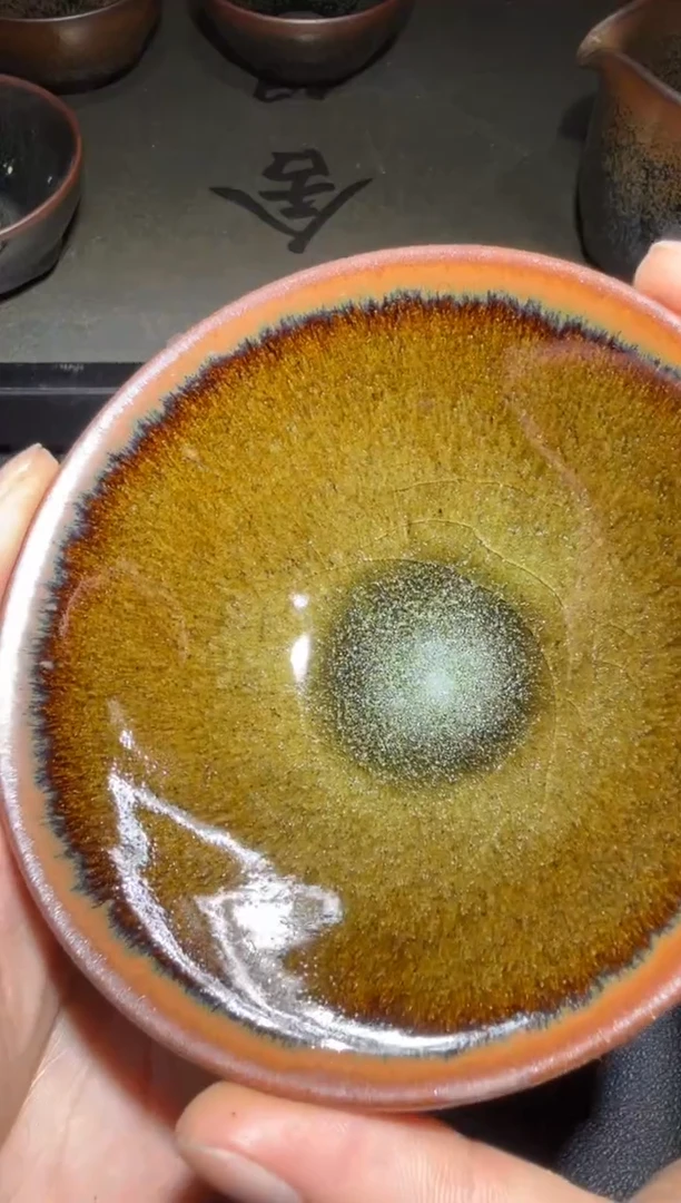 茶盏严柳忠龙窑柴烧160