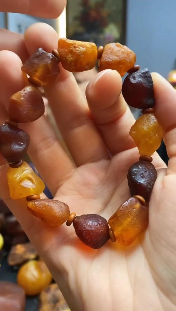 手链琥珀未镶嵌手串