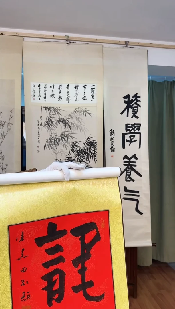 国画老师手写手绘作品