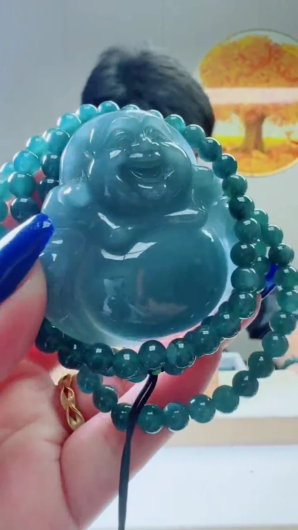 颈饰未镶嵌翡翠天然A货翡翠  多样性随机发其一