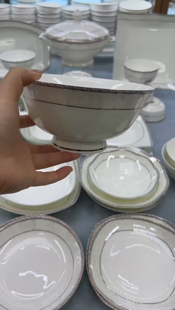 骨瓷玲珑7高6个