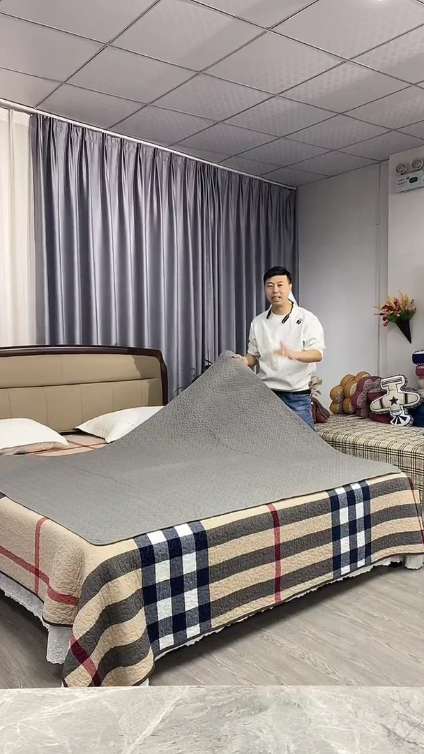 棉140cm*180cm 烟青灰