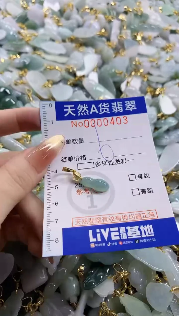 颈饰未镶嵌翡翠天然A货翡翠