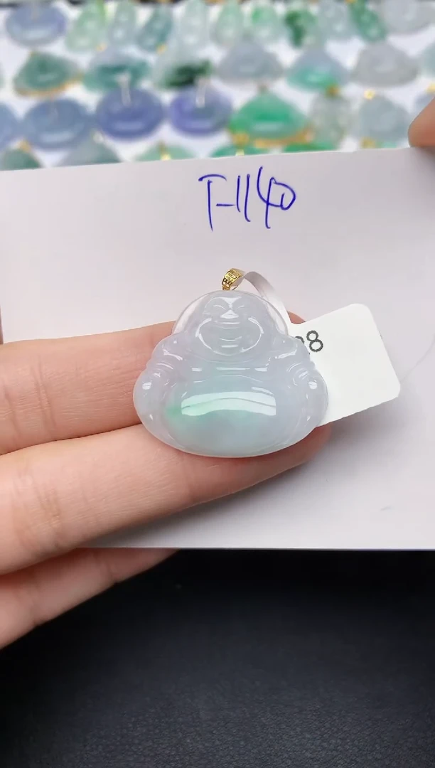 颈饰未镶嵌翡翠 天然缅甸A货翡翠百元以上9元证书费自理