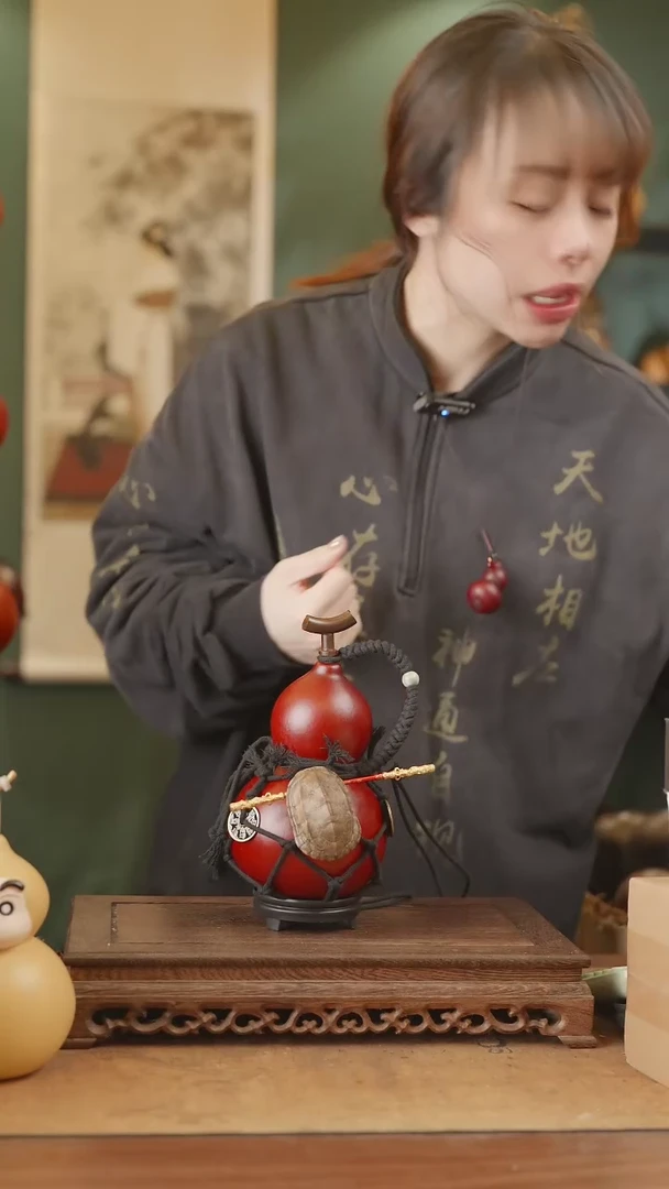 【闪购商品】95号精品天然大漆工艺防渗内胆酒葫芦~