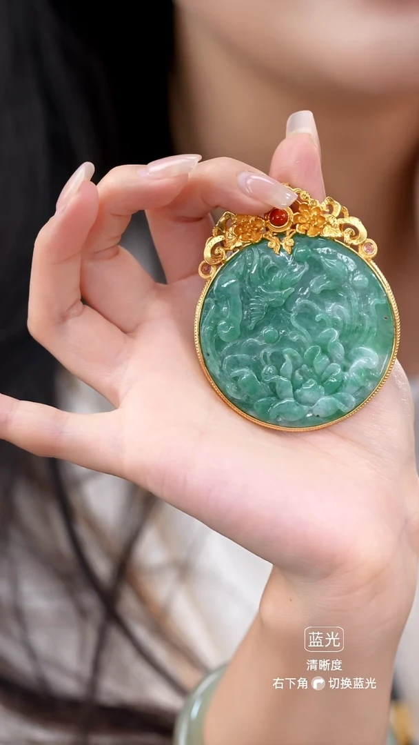 吊坠(赠链)未镶嵌翡翠48