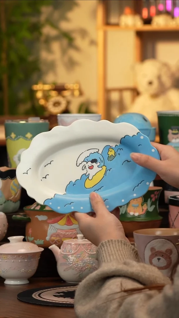 杯子瓷A060景德镇原创手工陶瓷