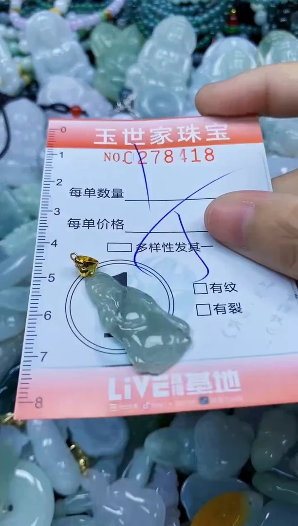 翡翠未镶嵌颈饰闪购0278418