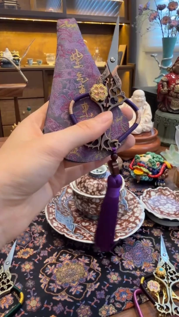 “紫气东来 ”紫色小茶剪1111111111