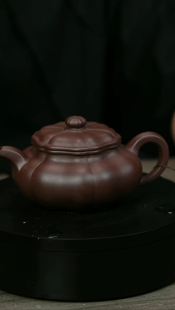 茶壶紫砂权*生H2076筋纹葵仿古