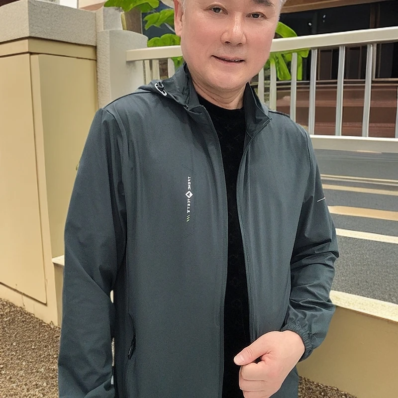 2515好）夏季轻薄透气高弹冰丝凉感可拆卸帽户外防晒衣
