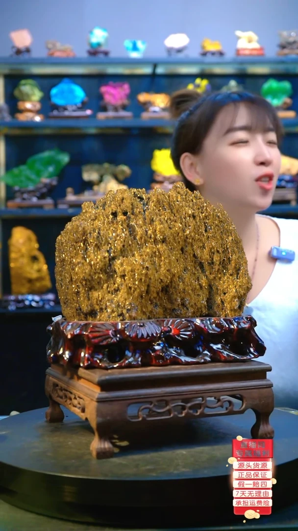 石材精品斑铜矿，石头摆件
