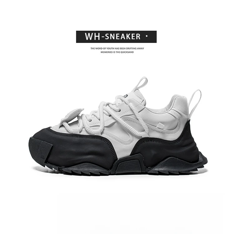 新款男鞋时尚老爹鞋百搭夏季厚底春季休闲鞋时尚秋季男士潮鞋