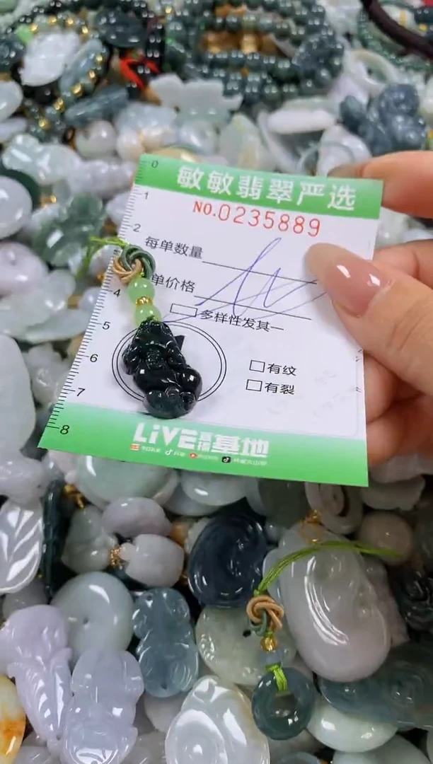 翡翠未镶嵌颈饰闪购0235889多样性发其一