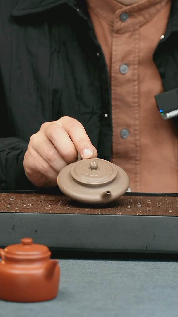 【闪购商品】紫砂茶壶五堂 虚扁-源远堂藏-大彬制