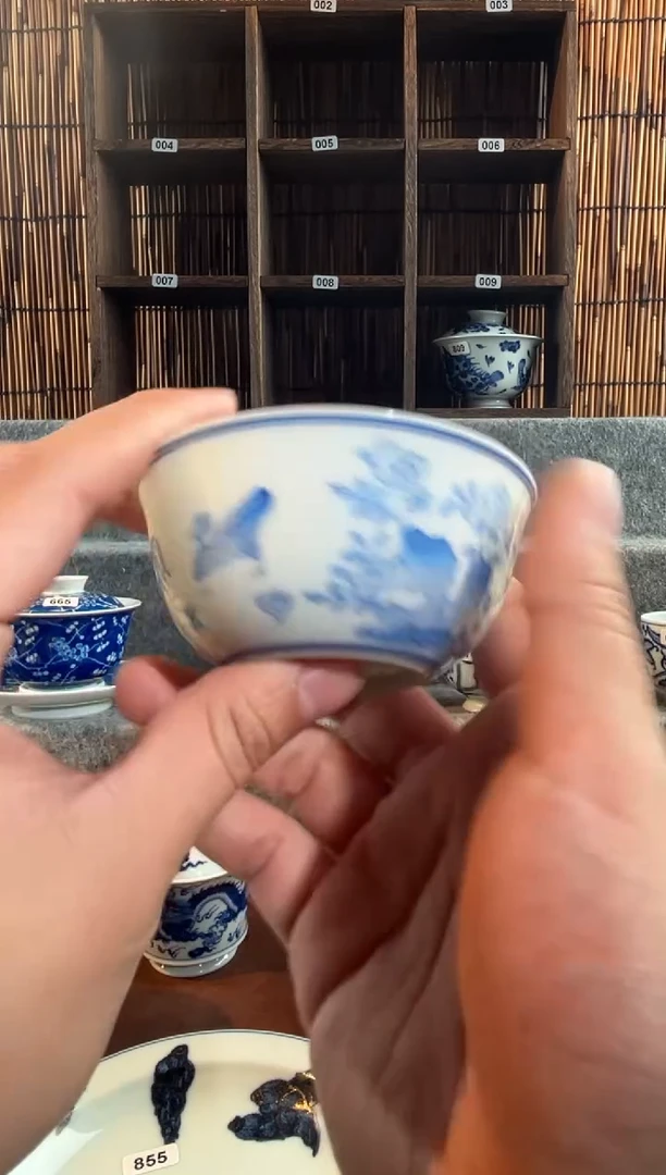 【闪购商品】847天禄言瓷手绘茶器天花板