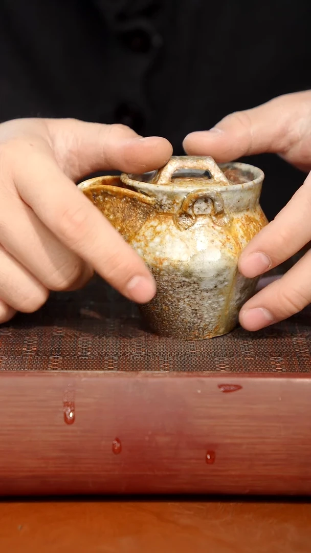 陶瓷奢瓷/瑞寅柴烧茶器（壶）12微瑕