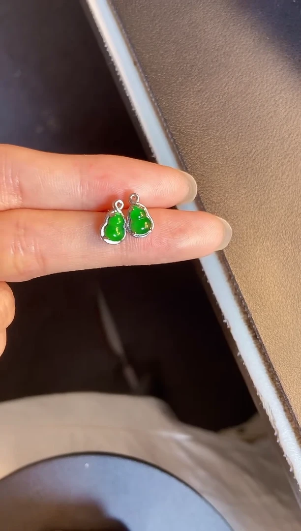 吊坠(不含链)银S925镶嵌翡翠1