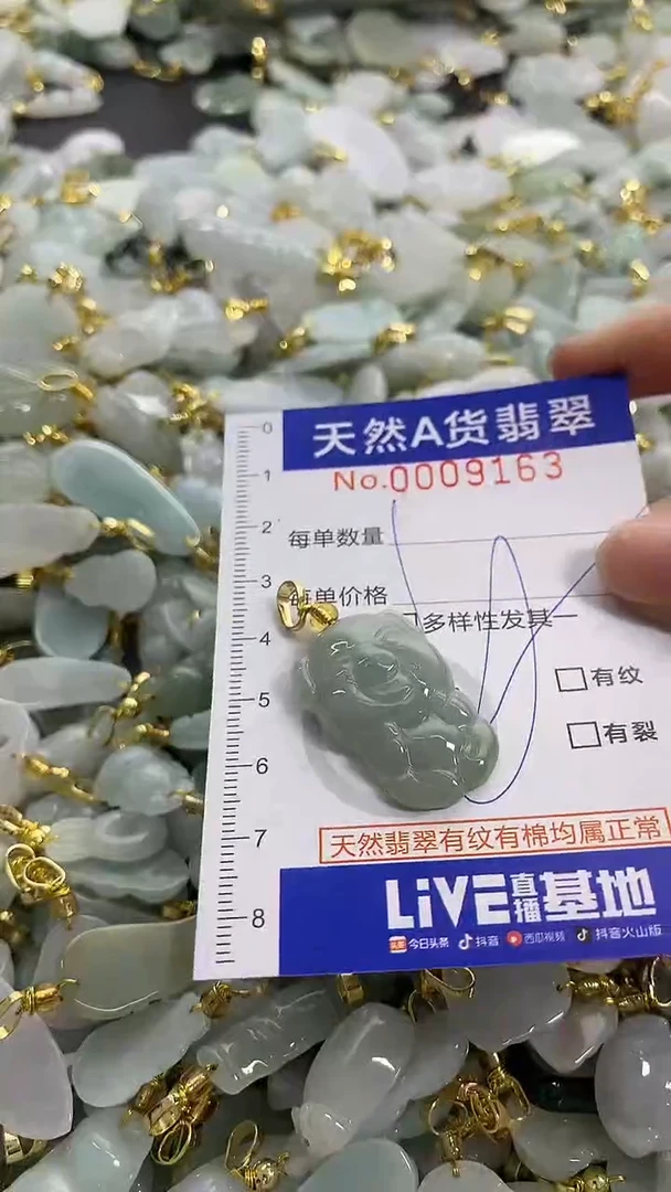 颈饰未镶嵌翡翠天然A货翡翠