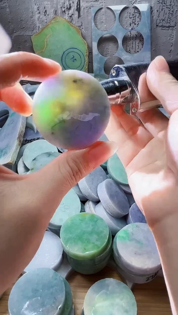 裸石翡翠天然翡翠A货347