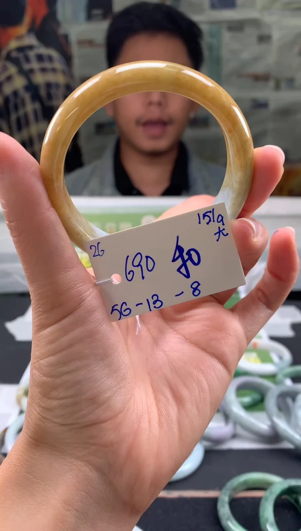 未镶嵌手镯翡翠胜**平翡翠手镯 下单联系小耳机#26