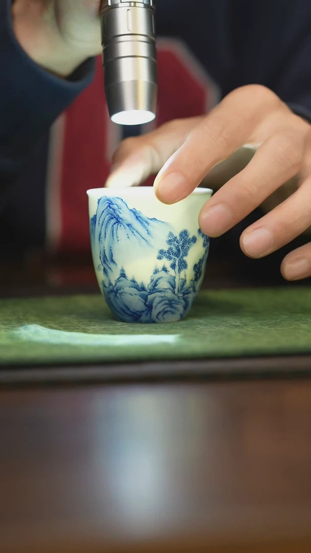 【闪购商品】杯柴窑青花破价福利