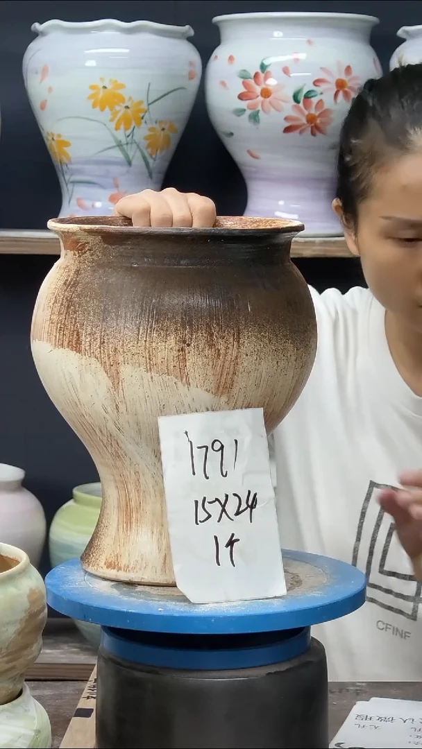 景德镇花盆默认微瑕1791