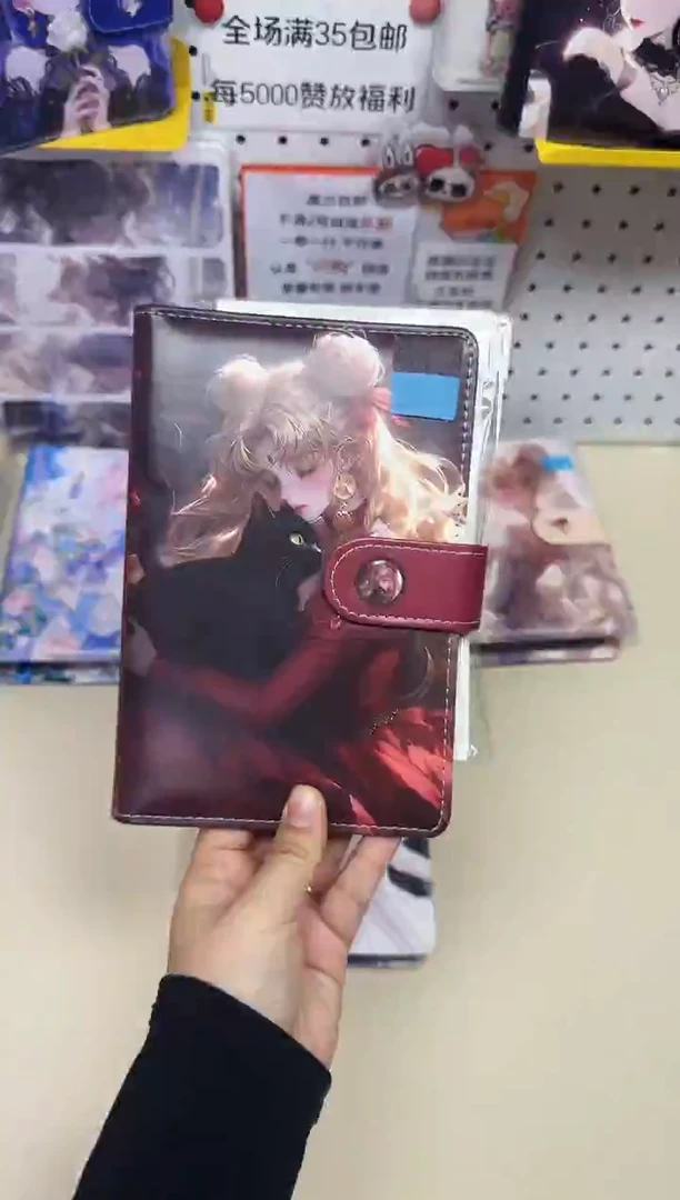 A6活页卡册空白页--A6---红色美战