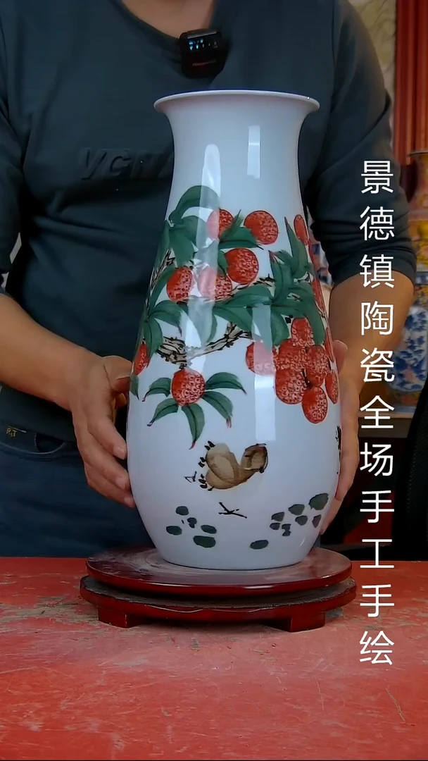 摆件陶景德镇陶瓷 全场手工手绘