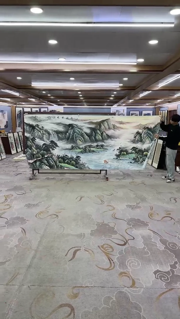 绘画Y-邵明义-大丈二-山水画