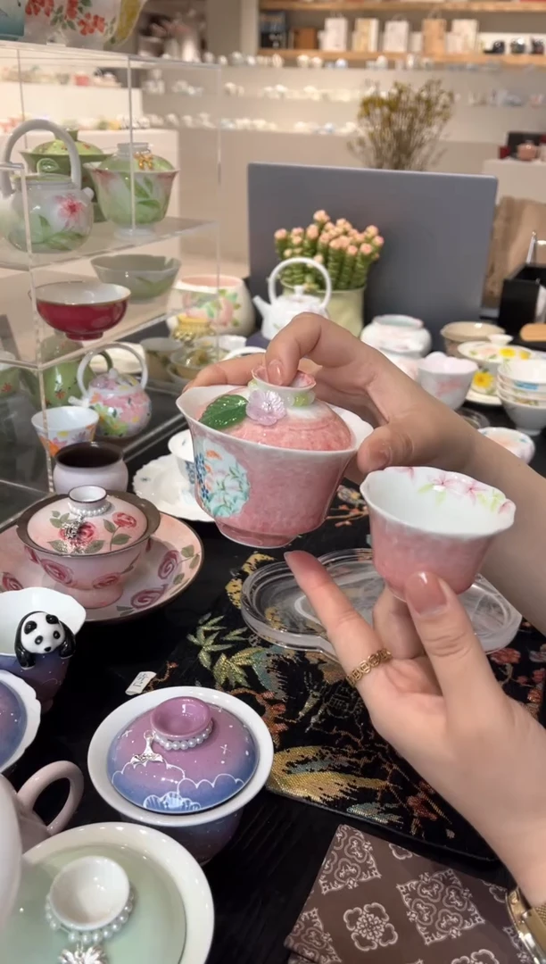 【闪购商品】盖碗+茶杯 +提溜 哈哈哈哈