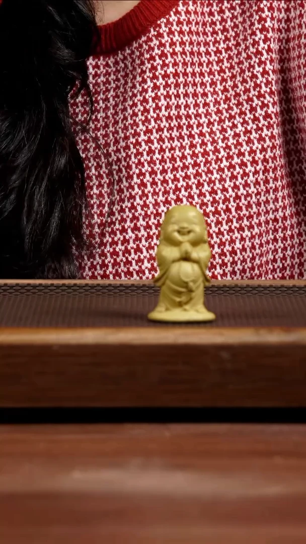 【闪购商品】紫砂茶壶茶宠黄金段小沙弥