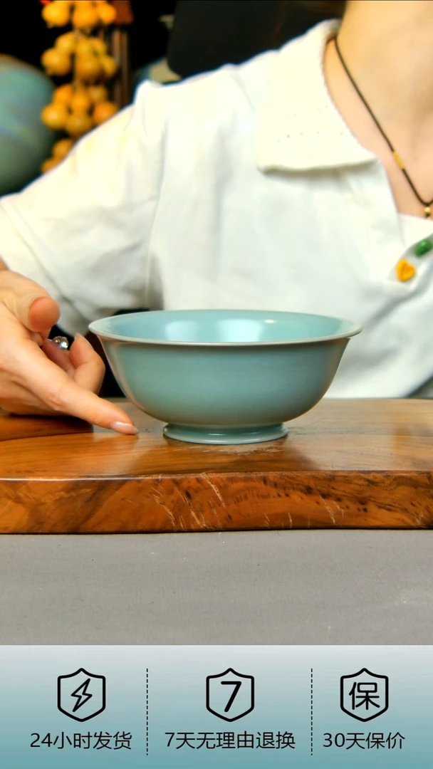 仿古全手工北宋碗不完美