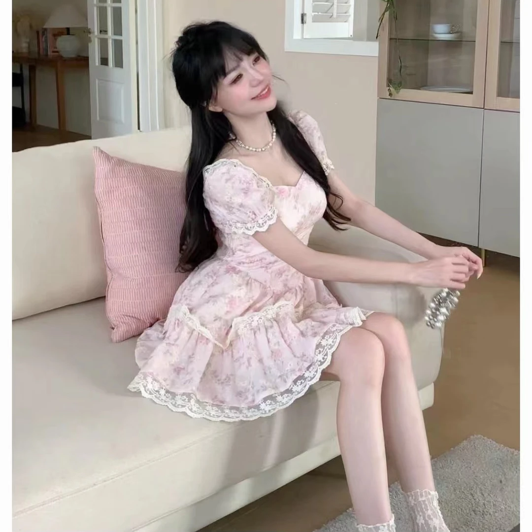 【千金推荐】夏季假日温柔浪漫法式蝴蝶女装连衣裙SQJAQ401922