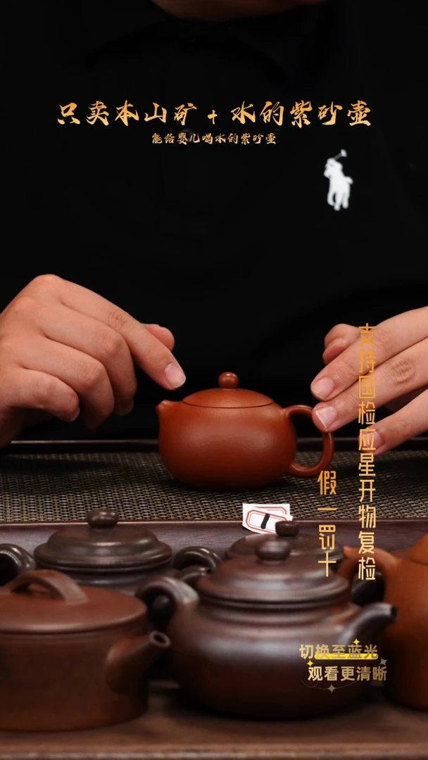 茶壶紫砂全手龙山朱泥 小西施
