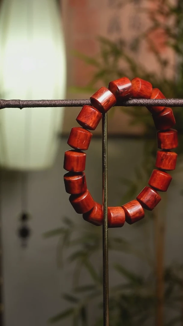 降真香手串/手链海南红降果冻1.3cm