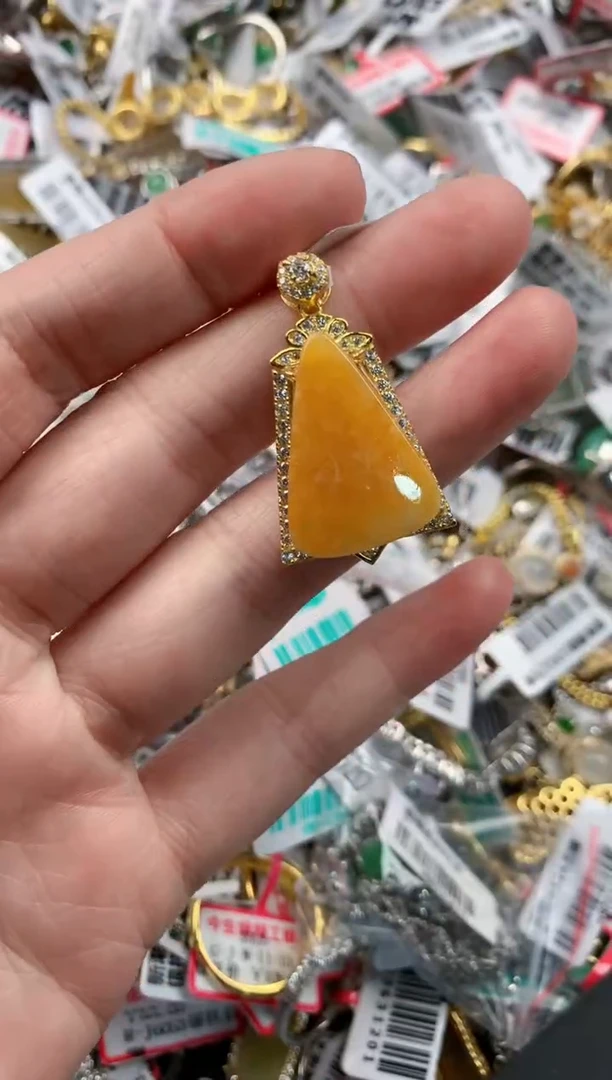 银S925镶嵌戒指翡翠999---2